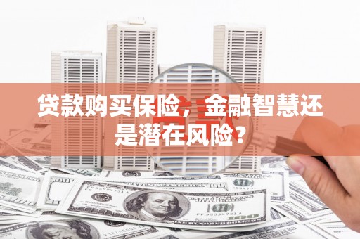 七美贷款购买保险，金融智慧还是潜在风险？