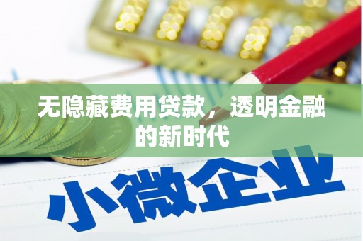 七美无隐藏费用贷款，透明金融的新时代