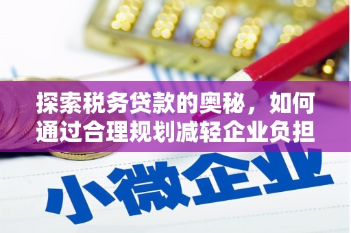 七美探索税务贷款的奥秘，如何通过合理规划减轻企业负担