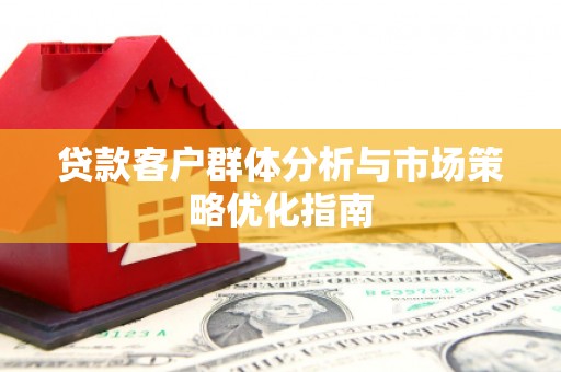 七美贷款客户群体分析与市场策略优化指南