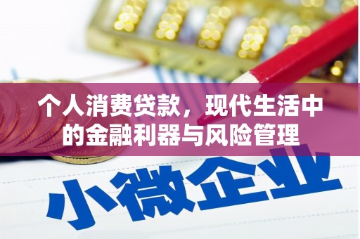 七美个人消费贷款，现代生活中的金融利器与风险管理