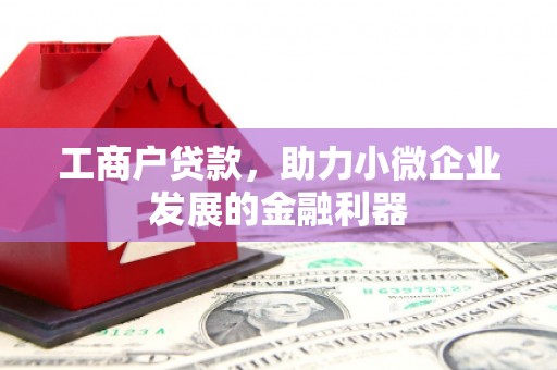 七美工商户贷款，助力小微企业发展的金融利器