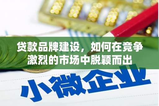 七美贷款品牌建设，如何在竞争激烈的市场中脱颖而出
