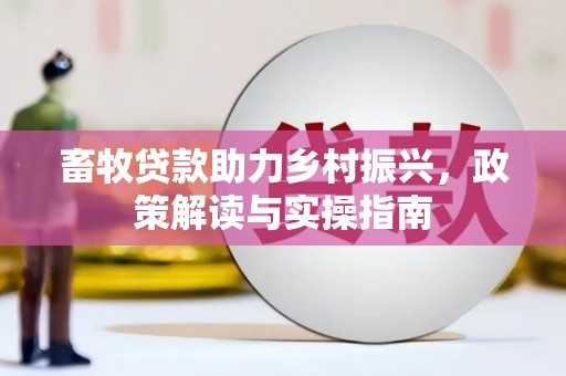 七美畜牧贷款助力乡村振兴，政策解读与实操指南