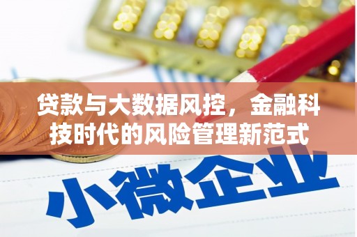 七美贷款与大数据风控，金融科技时代的风险管理新范式