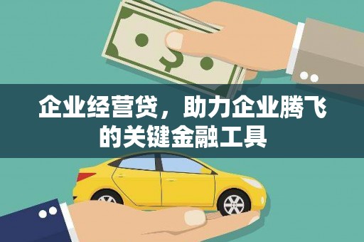 七美企业经营贷，助力企业腾飞的关键金融工具