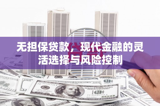 七美无担保贷款，现代金融的灵活选择与风险控制