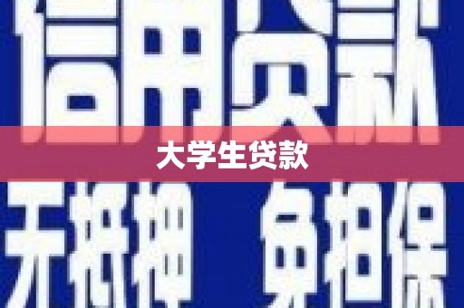 七美大学生贷款