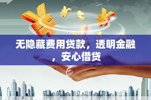 七美无隐藏费用贷款，透明金融，安心借贷