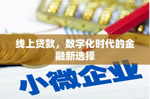 七美线上贷款，数字化时代的金融新选择