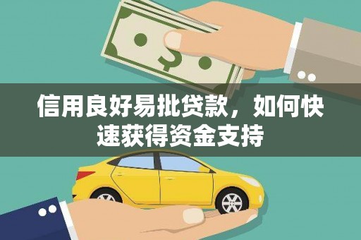 七美信用良好易批贷款，如何快速获得资金支持