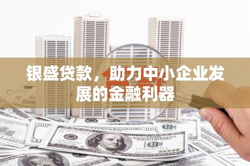 七美银盛贷款，助力中小企业发展的金融利器