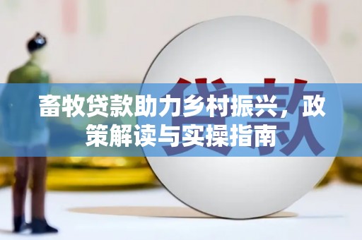七美畜牧贷款助力乡村振兴，政策解读与实操指南