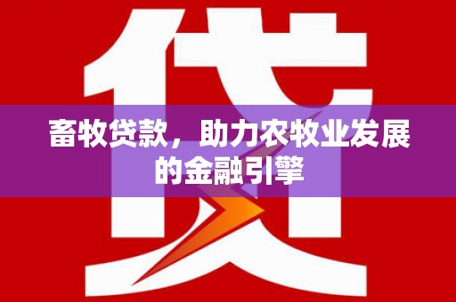 七美畜牧贷款，助力农牧业发展的金融引擎