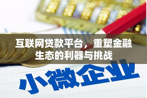 七美互联网贷款平台，重塑金融生态的利器与挑战